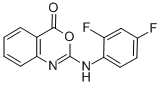 2-(2,4-DIFLUOROANILINO)-4H-3,1-BENZOXAZIN-4-ONE CAS#: 477854-01-6