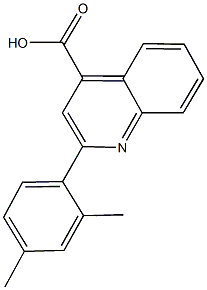 2-(2,4-dimethylphenyl)quinoline-4-carboxylic acid CAS#: 5466-33-1