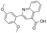 2-(2,5-DIMETHOXYPHENYL)QUINOLINE-4-CARBOXYLIC ACID CAS#: 485335-52-2