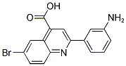 2-(3-AMINO-PHENYL)-6-BROMO-QUINOLINE-4-CARBOXYLIC ACID CAS#: 438531-42-1