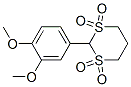 2-(3,4-dimethoxyphenyl)-1,3-dithiane 1,1,3,3-tetraoxide CAS#: 57009-86-6
