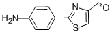 2-(4-AMINO-PHENYL)-THIAZOLE-4-CARBALDEHYDE CAS#: 55327-25-8