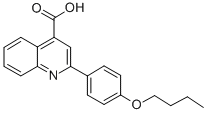 2-(4-BUTOXY-PHENYL)-QUINOLINE-4-CARBOXYLIC ACID CAS#: 51842-70-7