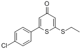2-(4-CHLORO-PHENYL)-6-ETHYLSULFANYLTHIOPYRAN-4-ONE CAS#: 500169-90-4