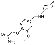 2-(4-CYCLOHEXYLAMINOMETHYL-2-METHOXY-PHENOXY)-ACETAMIDE CAS#: 425646-58-8