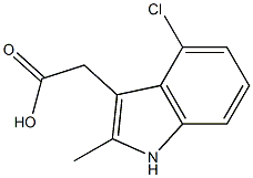 2-(4-Chloro-2-Methyl-1H-indol-3-yl)acetic acid CAS#: 6127-20-4