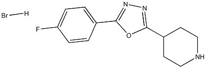 2-(4-Fluorophenyl)-5-(piperidin-4-yl)-1,3,4-oxadiazole hydrobroMide CAS#: 401568-20-5