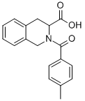 2-(4-METHYL-BENZOYL)-1,2,3,4-TETRAHYDRO-ISOQUINOLINE-3-CARBOXYLIC ACID CAS#: 436811-20-0