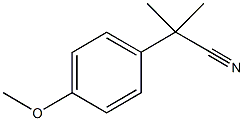 2-(4-Methoxyphenyl)-2-methylpropanenitrile CAS#: 5351-07-5