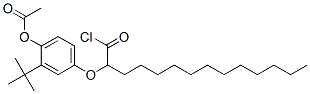 2-(4-acetoxy-3-tert-butylphenoxy)myristoyl chloride CAS#: 50622-42-9