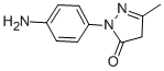 2-(4-aminophenyl)-2,4-dihydro-5-methyl-3H-pyrazol-3-one CAS#: 6402-08-0