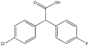 2-(4-chlorophenyl)-2-(4-fluorophenyl)acetic acid CAS#: 51535-39-8