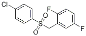 2-((4-chlorophenylsulfonyl)methyl)-1,4-difluorobenzene CAS#: 470716-51-9