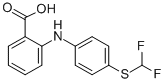 2-((4-((difluoromethyl)thio)phenyl)amino)-benzoicaci CAS#: 51679-50-6