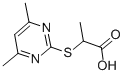 2-(4,6-DIMETHYL-PYRIMIDIN-2-YLSULFANYL)-PROPIONIC ACID CAS#: 433242-31-0