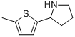 2-(5-METHYLTHIEN-2-YL)PYRROLIDINE CAS#: 524674-41-7