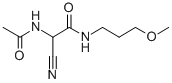 2-ACETYLAMINO-2-CYANO-N-(3-METHOXY-PROPYL)-ACETAMIDE CAS#: 58685-32-8