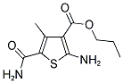 2-AMINO-5-CARBAMOYL-4-METHYL-THIOPHENE-3-CARBOXYLIC ACID PROPYL ESTER CAS#: 438532-84-4