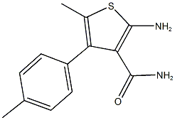 2-AMINO-5-METHYL-4-(4-METHYLPHENYL)THIOPHENE-3-CARBOXAMIDE CAS#: 438194-93-5