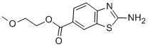 2-AMINO-BENZOTHIAZOLE-6-CARBOXYLIC ACID 2-METHOXY-ETHYL ESTER CAS#: 436088-66-3