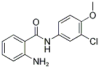 2-AMINO-N-(3-CHLORO-4-METHOXY-PHENYL)-BENZAMIDE CAS#: 571150-53-3
