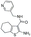 2-AMINO-N-(PYRIDIN-3-YLMETHYL)-4,5,6,7-TETRAHYDRO-1-BENZOTHIOPHENE-3-CARBOXAMIDE CAS#: 522597-99-5