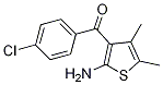 2-AMino-3-(p-chlorobenzoyl)-4,5-diMethylthiophene CAS#: 50508-66-2