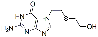 2-Amino-1,7-dihydro-7-(2-((2-hydroxyethyl)thio)ethyl)-6H-purin-6-one CAS#: 5966-31-4