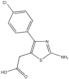 2-Amino-4-(4-chlorophenyl)thiazole-5-acetic acid CAS#: 49779-99-9