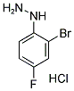 (2-BROMO-4-FLUOROPHENYL)HYDRAZINE HYDROCHLORIDE CAS#: 571170-91-7