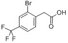 2-BROMO-4-(TRIFLUORMETHYL)PHENYLACETIC ACID CAS#: 518070-15-0