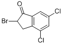2-BROMO-4,6-DICHLORO-2,3-DIHYDRO-1H-INDEN-1-ONE CAS#: 55144-55-3