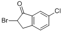 2-BROMO-6-CHLORO-2,3-DIHYDRO-1H-INDEN-1-ONE CAS#: 55144-54-2