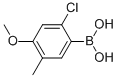 2-CHLORO-4-METHOXY-5-METHYL-BENZENEBORONIC ACID CAS#: 502159-66-2