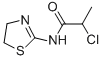 2-CHLORO-N-(4,5-DIHYDRO-1,3-THIAZOL-2-YL)PROPANAMIDE CAS#: 438479-68-6