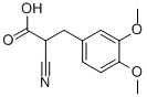 2-CYANO-3-(3,4-DIMETHOXYPHENYL)-PROPIONIC ACID CAS#: 55502-61-9