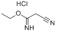 2-CYANO-ACETIMIDIC ACID ETHYL ESTER HCL CAS#: 55244-11-6