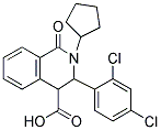 2-CYCLOPENTYL-3-(2,4-DICHLOROPHENYL)-1-OXO-1,2,3,4-TETRAHYDRO-4-ISOQUINOLINECARBOXYLIC ACID CAS#: 400073-92-9
