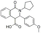 2-CYCLOPENTYL-3-(4-METHOXYPHENYL)-1-OXO-1,2,3,4-TETRAHYDRO-4-ISOQUINOLINECARBOXYLIC ACID CAS#: 400073-93-0