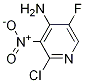 2-Chloro-5-fluoro-3-nitro-4-pyridinaMine CAS#: 405230-90-2