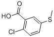 2-Chloro-5-methylsulfanylbenzoic acid CAS#: 51546-12-4