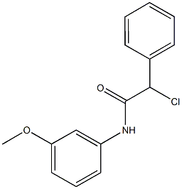 2-Chloro-N-(3-methoxy-phenyl)-2-phenyl-acetamide CAS#: 50916-20-6