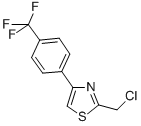 2-(Chloromethyl)-4-(4-(trifluoromethyl)phenyl)-1,3-thiazole CAS#: 499785-53-4
