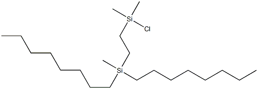 2-(DI-n-OCTYLMETHYLSILYL)ETHYLDIMETHYLCHLOROSILANE CAS#: 475213-03-7