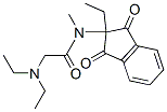 2-(Diethylamino)-N-(1,3-dioxo-2-ethylindan-2-yl)-N-methylacetamide CAS#: 59209-61-9