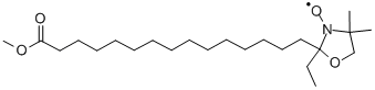 2-ETHYL-2-(15-METHOXY-15-OXOPENTADECYL)-4,4-DIMETHYL-3-OXAZOLIDINYLOXY CAS#: 59719-53-8