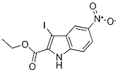 2-(Ethoxycarbonyl)-3-iodo-5-nitro-1H-indole CAS#: 494854-46-5