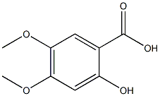 2-HYDROXY-4,5-DIMETHOXY BENZOIC ACID CAS#: 5722-93-0