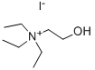(2-HYDROXYETHYL)TRIETHYLAMMONIUM IODIDE CAS#: 5957-17-5