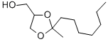 2-Heptyl-2-methyl-1,3-dioxolane-4-methanol CAS#: 5660-50-4